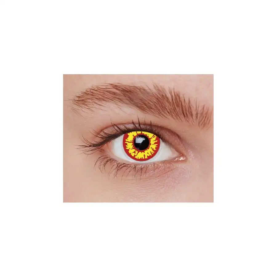 Paire De Lentilles Jaunes Et Rouges – Image 3