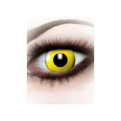 Paire De Lentilles Yeux Jaunes