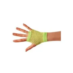 Paire De Mitaines Vertes En Résille