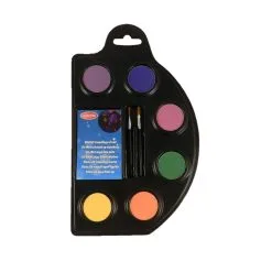 Palette De Fards Fluo Effet UV Avec Accessoires