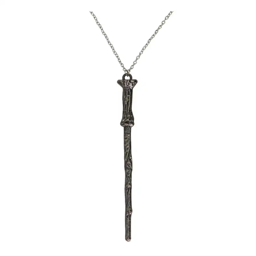 Pendentif Baguette De Sorcier Et Collier