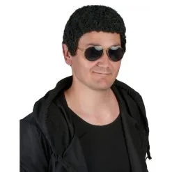 Perruque Afro Noire Courte Pour Homme