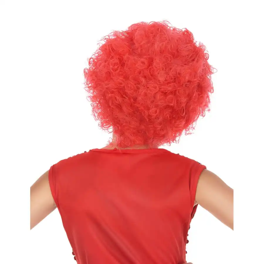 Perruque Afro Rouge Pour Enfant – Image 2