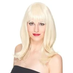 Perruque Blonde Lisse Mi-longue, Luxe