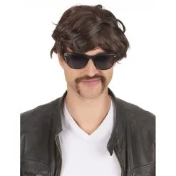 Perruque Brune Courte De Playboy