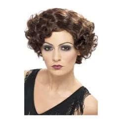 Perruque Brune Jeune Fille Années 20
