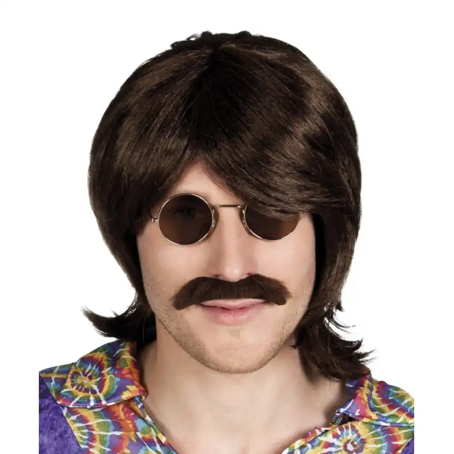 Costume Hippie Woodstock Vert Pour Homme – Image 3