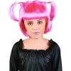 Perruque Manga Rose Avec Couettes Pour Enfant