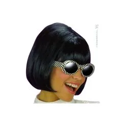 Perruque Noire Des Annees 60
