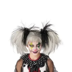 Perruque Phosphorescente Avec Couettes Pour Enfant