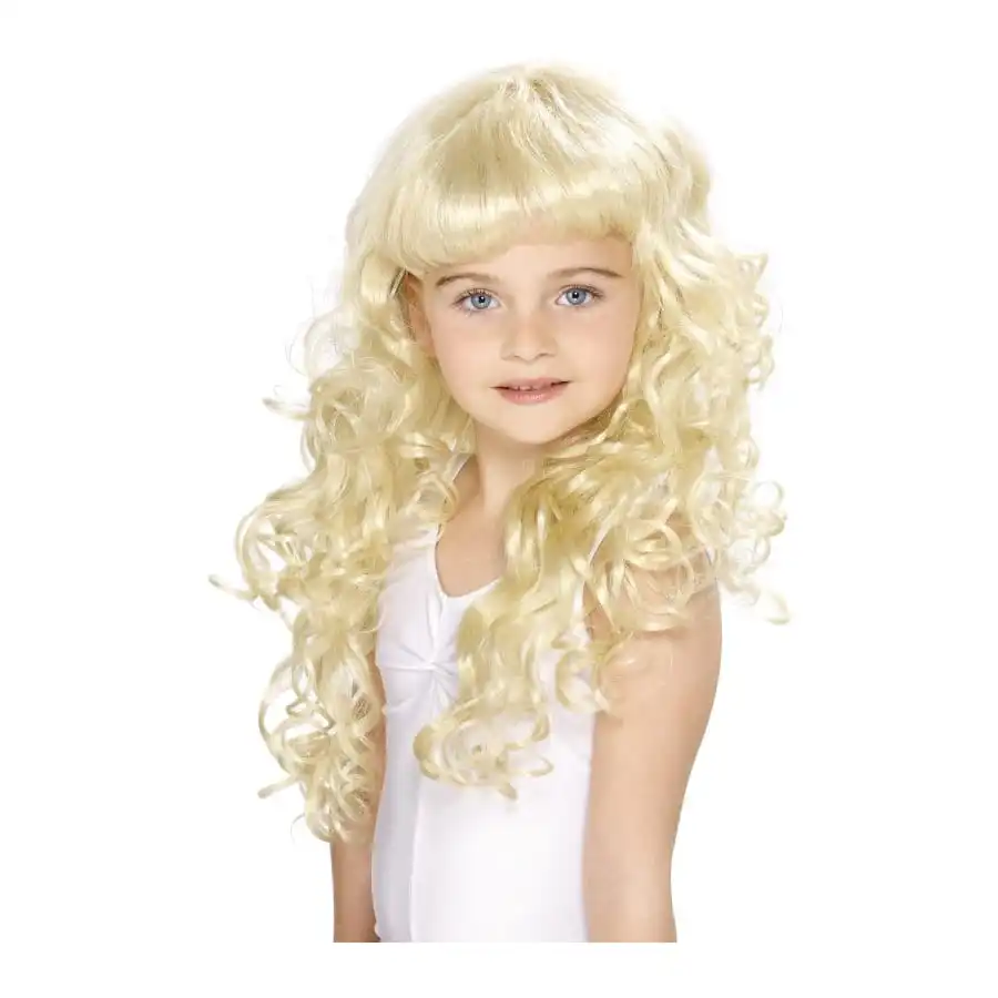 Perruque Princesse Fille Blonde