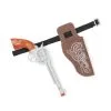 Pistolet De Cowboy En Plastique Avec Ceinture