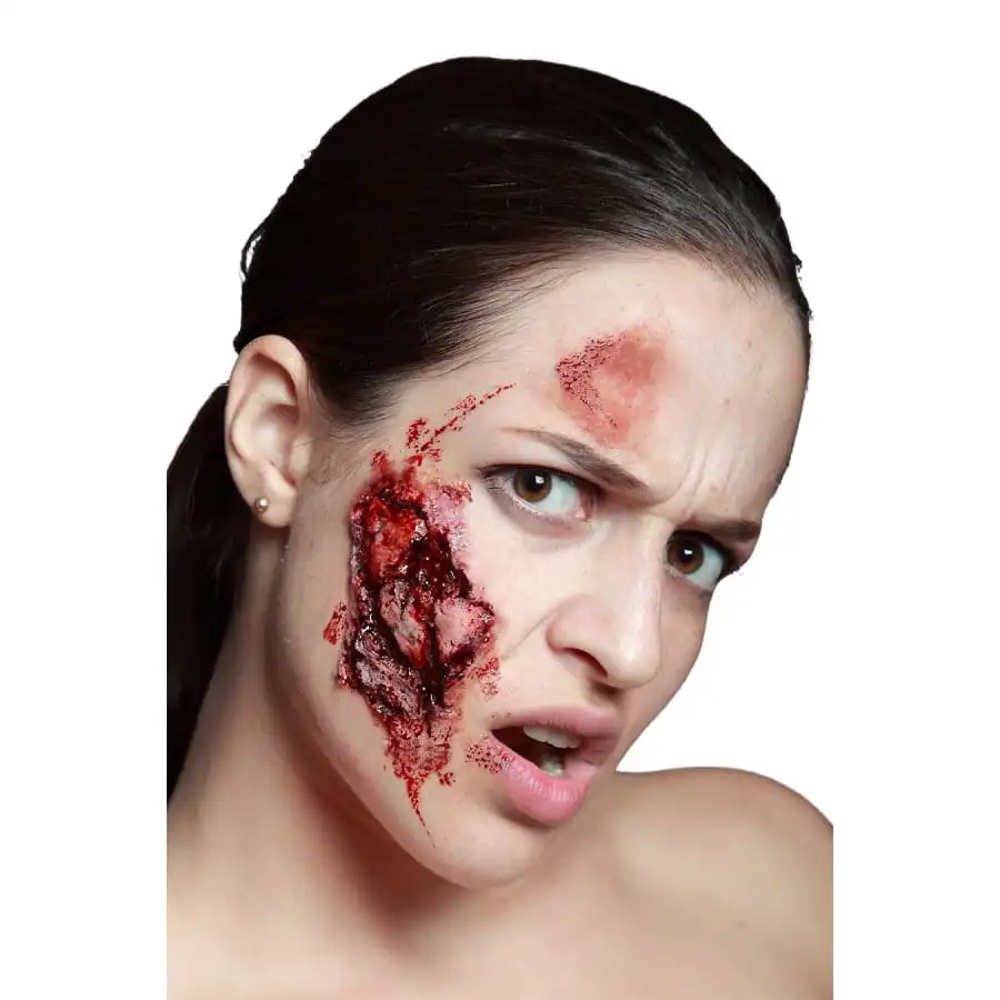 Plaie Béante Et Boursouflée En Latex