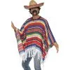 Poncho De Mexicain Rainbow