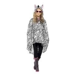 Poncho Zèbre Imperméable