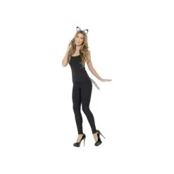 Queue Et Oreilles De Loup Sur Serre Tête