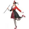 Robe Arlequin Rouge Et Noire Pour Femme