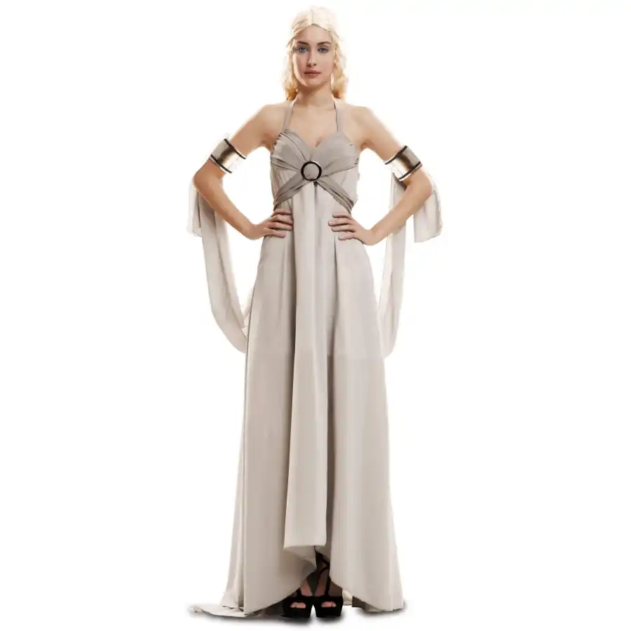 Robe Blanc Cassé De Daenerys Targaryen Pour Femme