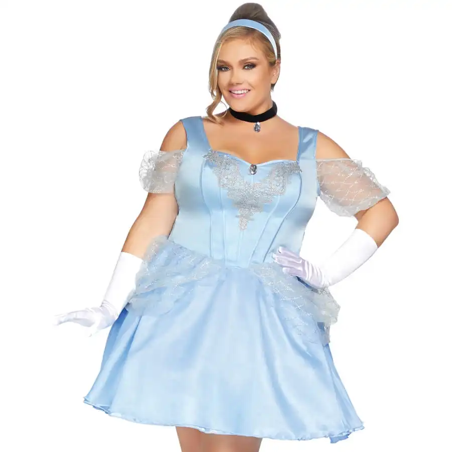 Robe Bleue De Princesse Grande Taille