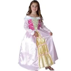 Robe Bouffante Rose De Princesse Pour Fillette