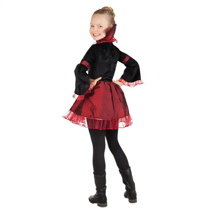 Robe D'enfant Vampire Avec Haut Col â Image 2
