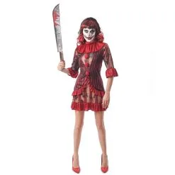 Robe De Clown Tueuse Pour Femme