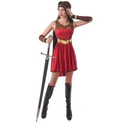 Robe De Guerrière Médiévale Pour Adulte