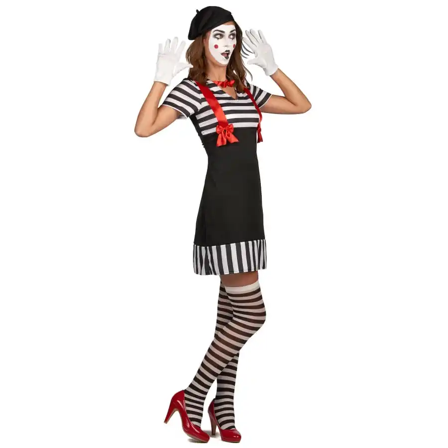 Robe De Mime Avec Chapeau Pour Femme – Image 2