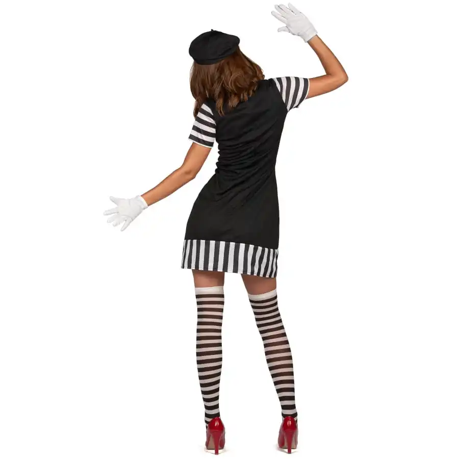 Robe De Mime Avec Chapeau Pour Femme – Image 3
