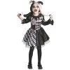 Robe De Petit Arlequin Tueur Noir Et Blanc