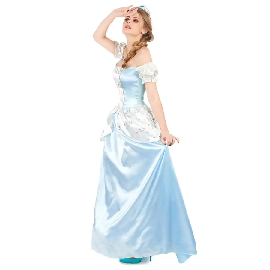 Robe De Princesse Bleue Pour Femme Adulte – Image 2