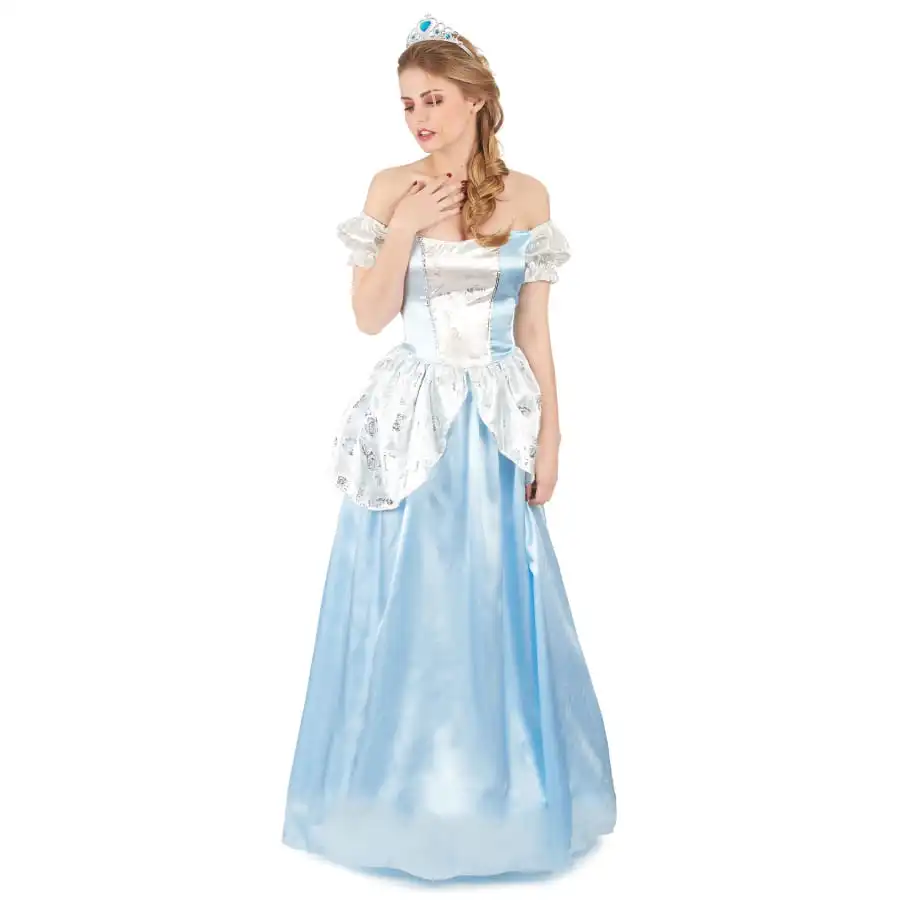 Robe De Princesse Bleue Pour Femme Adulte