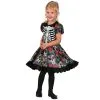 Robe Dia De Los Muertos Colorée Pour Petite Fille