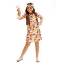 Robe Fleurie De Petite Hippie Avec Bandeau