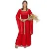 Robe Longue Rouge Style Médiéval Pour Adulte