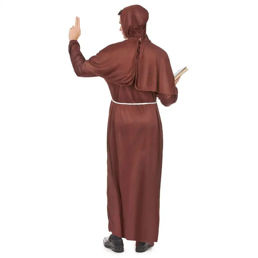 Robe Marron De Moine Pour Adulte – Image 4