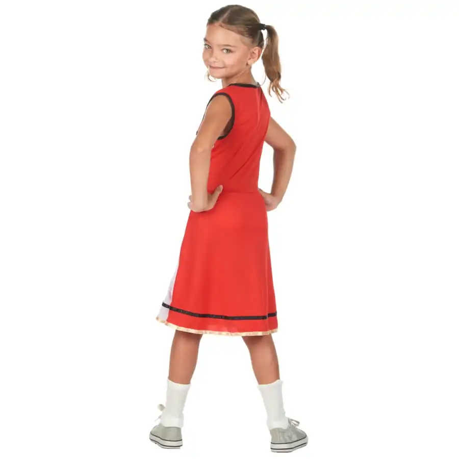 Robe Rouge Et Blanche De Pompom Girl US Pour Fille – Image 3