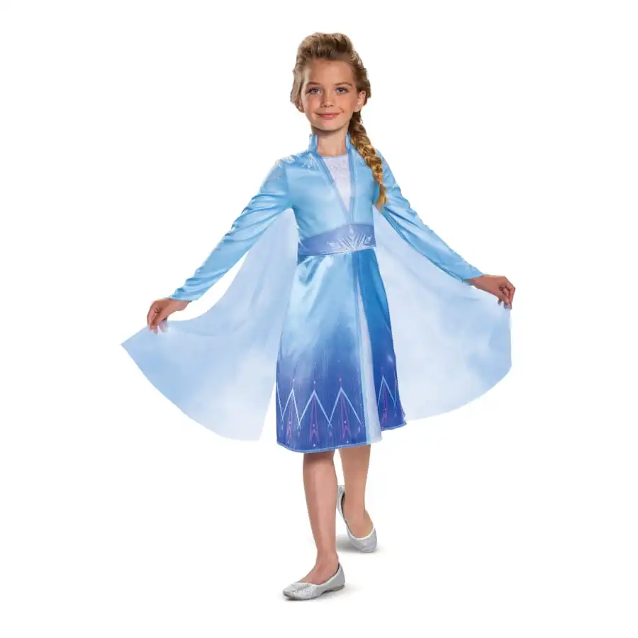 Robe Satinée De Elsa Pour Fillette