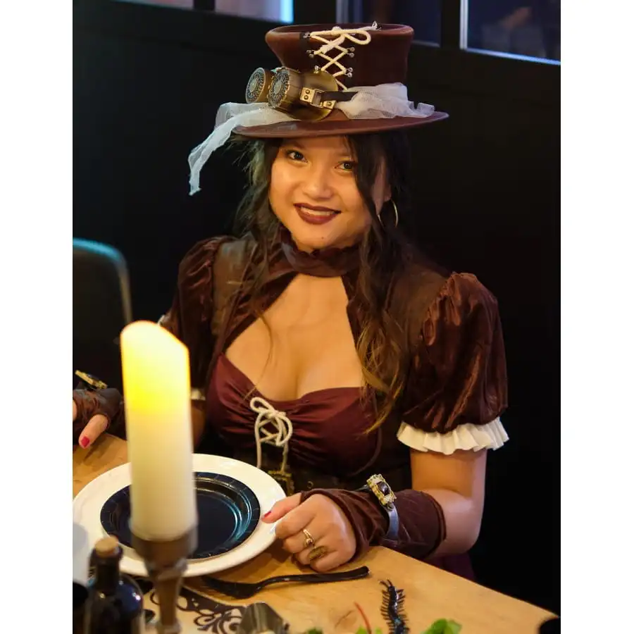 Robe Steampunk Courte Pour Femme – Image 2