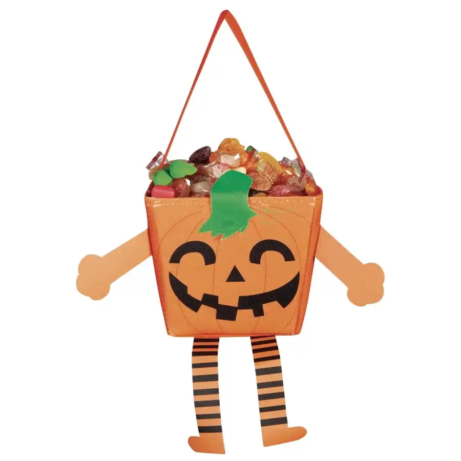 Sac Ă Bonbons Citrouille Avec Jambes