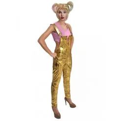 Salopette Harley Quinn Dorée Pour Femme
