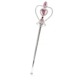 Sceptre De Princesse Avec Coeur Et Strass