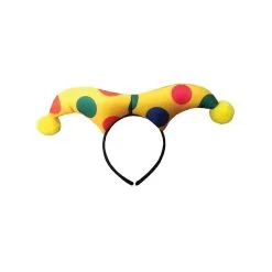 Serre Tête Chapeau Arlequin Coloré