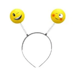 Serre Tête Imoji Sur Ressort