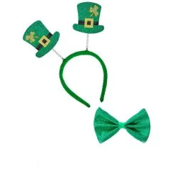 Serre-tête St Patrick Avec Noeud Papillon