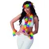 Set Collier Bracelets Couronne Hawaïen Multicolore