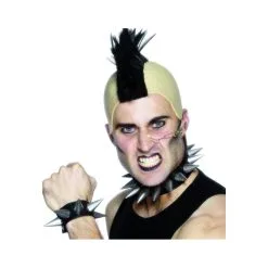 Set De Punk. Collier Et Bracelet En Piques