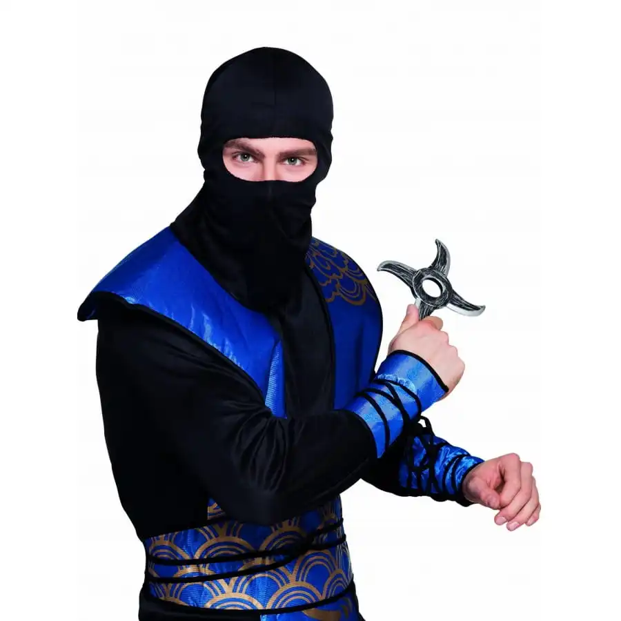 Tenue De Ninja Noir Et Doré Pour Adulte – Image 5