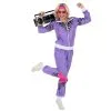 Survêtement Violet Des Années 80 Pour Femme