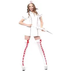 Tenue Blanche D'infirmière Sexy Pour Adulte